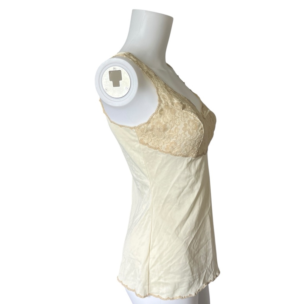 Vintage Lorraine Cream Camisole Fairy Coquette Lace Lightweight Romantic - Picture 4 of 8